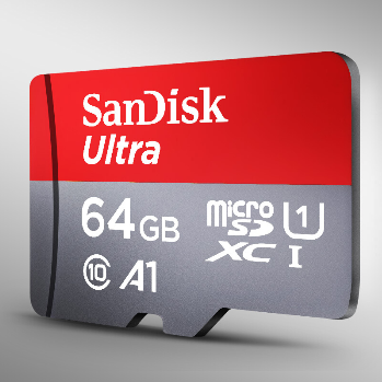 闪迪（SanDisk）64GB TF（MicroSD）存储卡 U1 C10 A1 至尊高速移动版 读速100MB/s